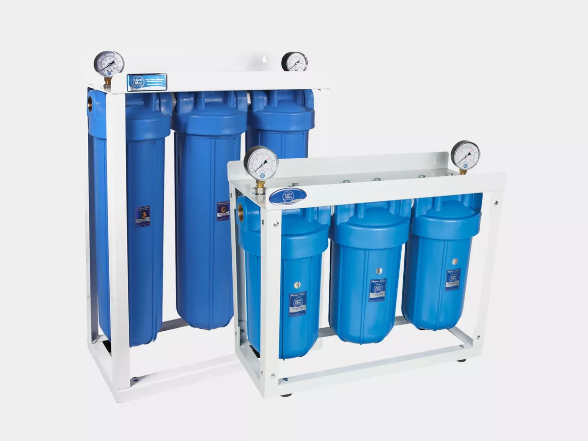 Filtergehäuse 10 Zoll weiß mit 1/4 Wasseranschluß, Filter Gehäuse als  Wasserfilter Osmoseanlage Umkehrosmose Osmose Filteranlage Trinkwasser  Anlage