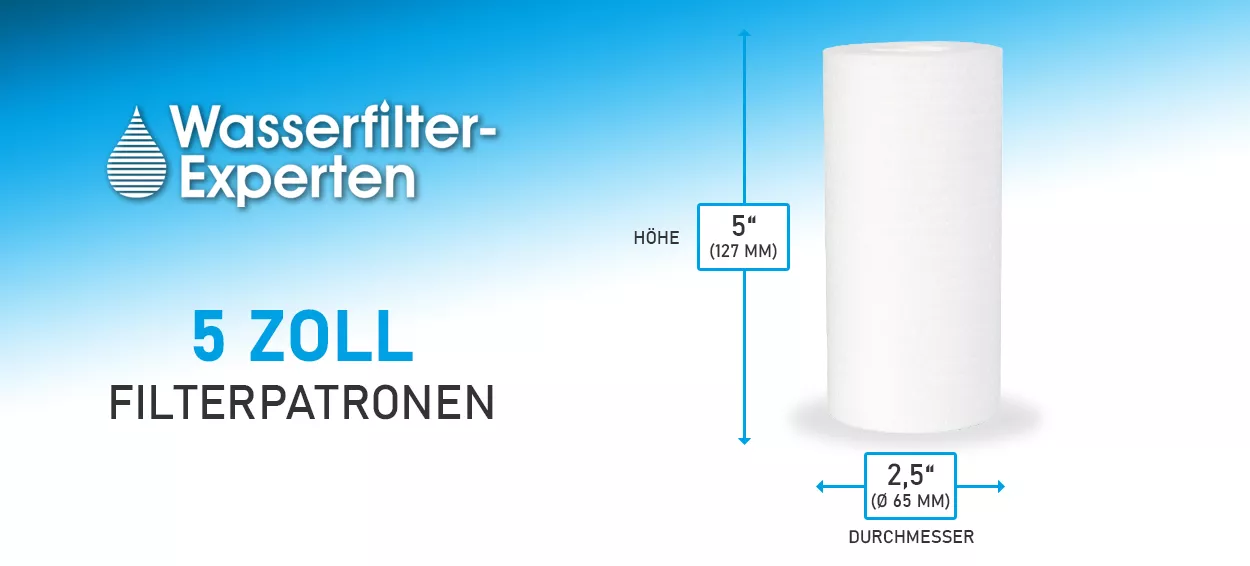 Wasserfilter Patronen Filterkerzen in Länge 5 Zoll