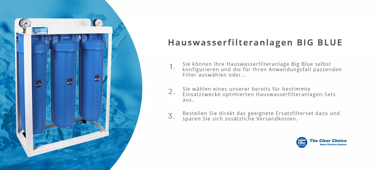 Hauswasserfilteranlagen BIG