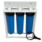 Preview: Hauswasserfilter Anlage 20 Zoll Big | 3-fach | Big Blue | Filter nach Auswahl Preview: Hauswasserfilter Anlage 20 Zoll Big | 3-fach | Big Blue | Filter nach Auswahl