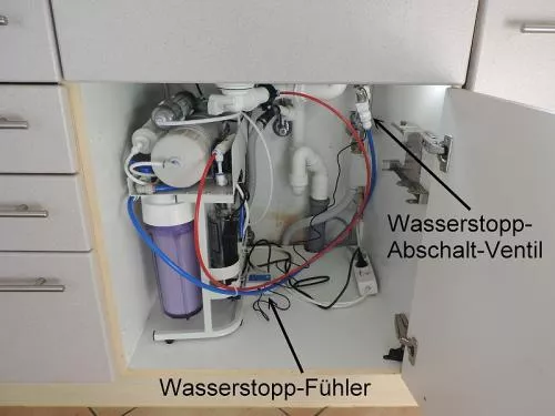 1200 GPD Directflow Osmoseanlage der neusten Generation mit Handpumpen-Set