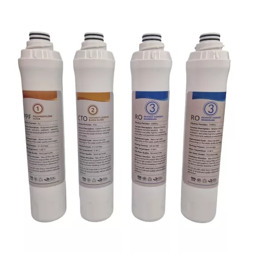 Ersatzfilter Set mit Osmose Membrane - kompatibel mit Aqua Vita 180 GPD