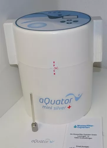 WasserIonisierer aQuator Silver MINI , für basisches saurers und kolloidales Silber-Wasser