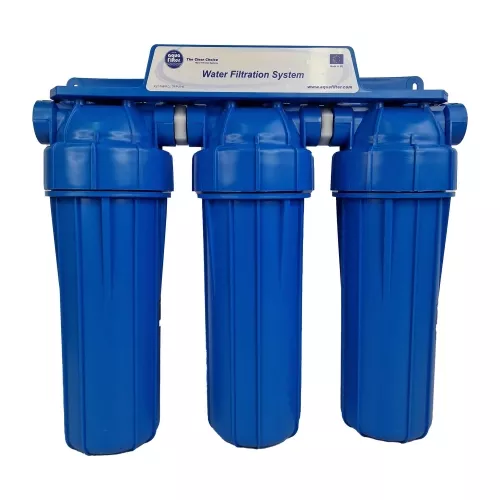 Dreistufiges 10 Zoll Untertisch-Wasserfilter System