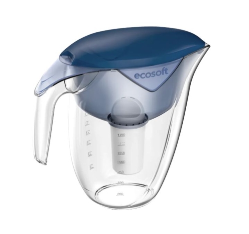 Preview: Ecosoft NEMO Sapphire Wasserfilterkanne – Farbe Blau, 2,5 Liter