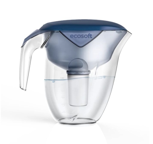 Ecosoft NEMO Sapphire Wasserfilterkanne – Farbe Blau, 2,5 Liter