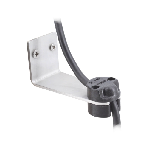 Preview: Edelstahl Kabelhalterung mit Kabelschellenzubehör für ein Kabel