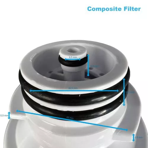 Ersatzfilter-Set mit Osmose Membrane WM Plus Auftisch-Mobil