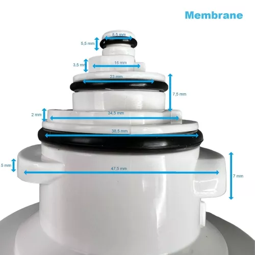 Ersatzfilter-Set mit Osmose Membrane WM Auftisch-Mobil