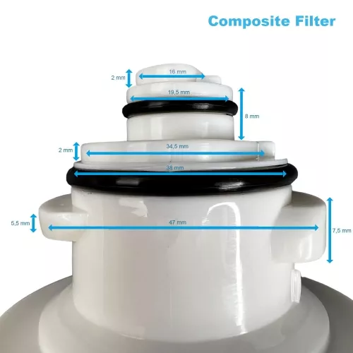 Ersatzfilter-Set mit Osmose Membrane WM Auftisch-Mobil