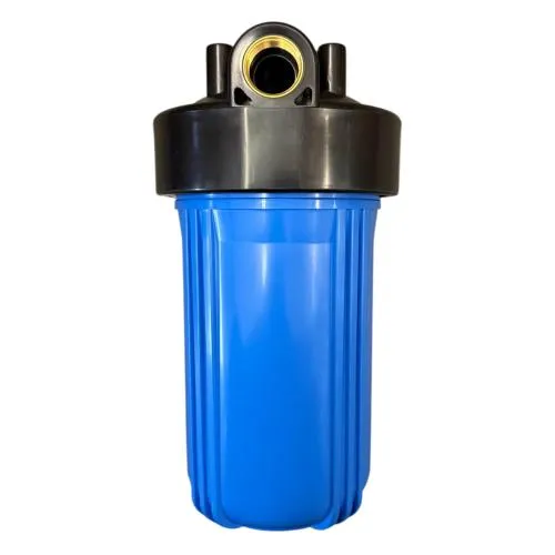 Filtergehäuse 10" Big Blue | Blau | 1 Zoll Messing-Gewinde | inkl. Filterschlüssel