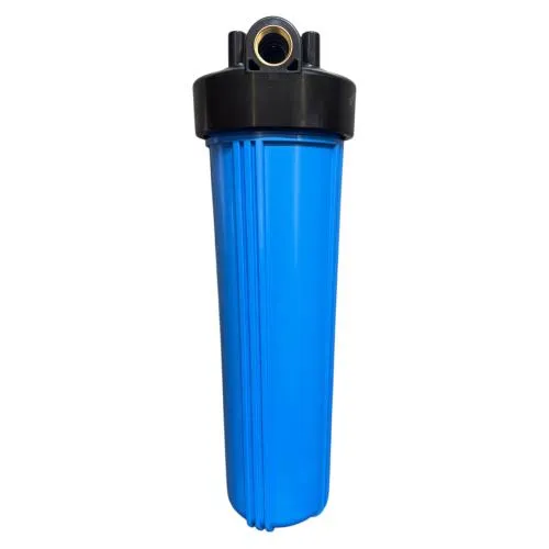 Filtergehäuse 20" Big Blue | Blau | 1 Zoll Messing-Gewinde | inkl. Filterschlüssel