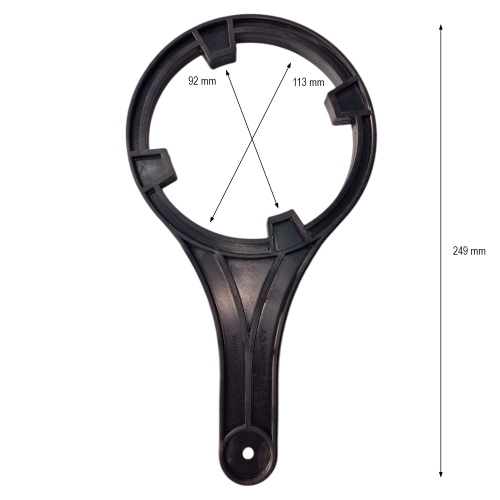 Preview: Filterschlüssel für 10" x 2,5" Filtergehäuse