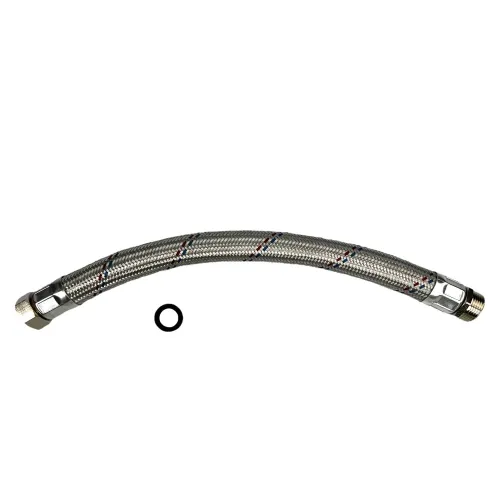 Flexolanschlauch gerade, 60cm länge, 1 Zoll Anschlüsse