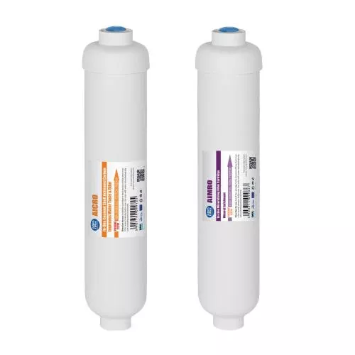 Osmose Anlagen Nachfilter Set 2-teilig für 75 GPD Umkehrosmoseanlagen