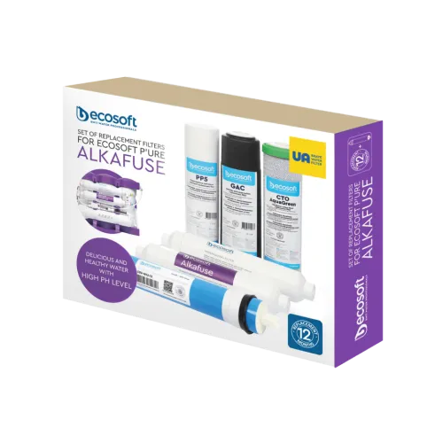 P'URE Alkafuse 6er-Pack Ersatzfilter – Komplettset für 12 Monate