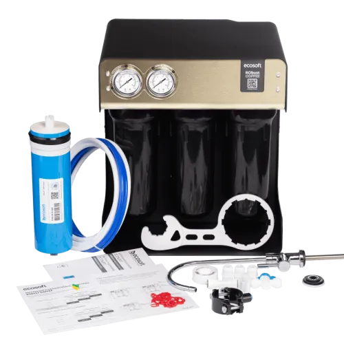 Ecosoft RObust COFFEE Direktfluss‑RO‑System 