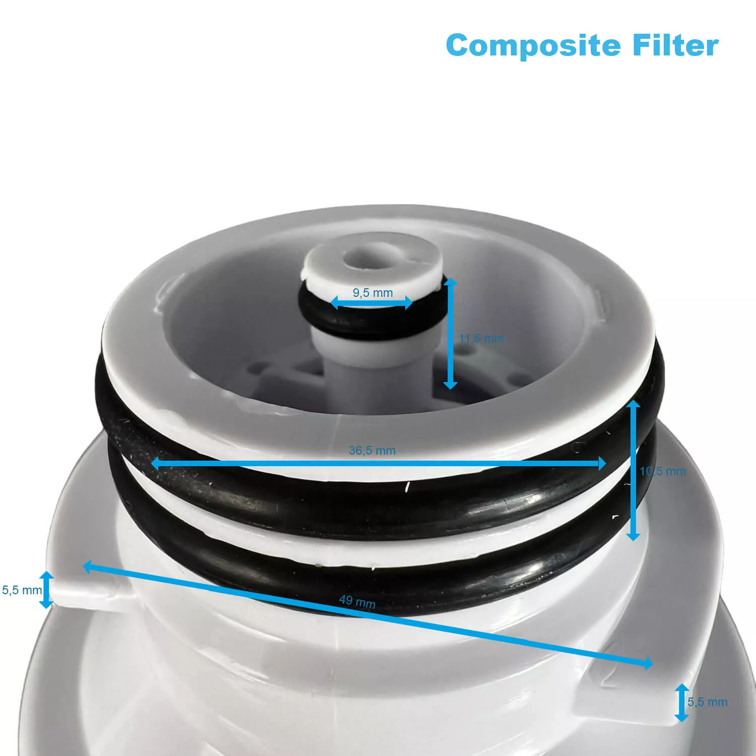 Ersatzfilter-Set mit Osmose Membrane WM Plus Auftisch-Mobil - Filter