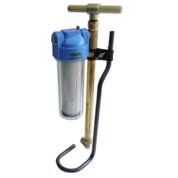 Handpumpe (stromlos) für Wasserfilter - autarkes Handpumpsystem