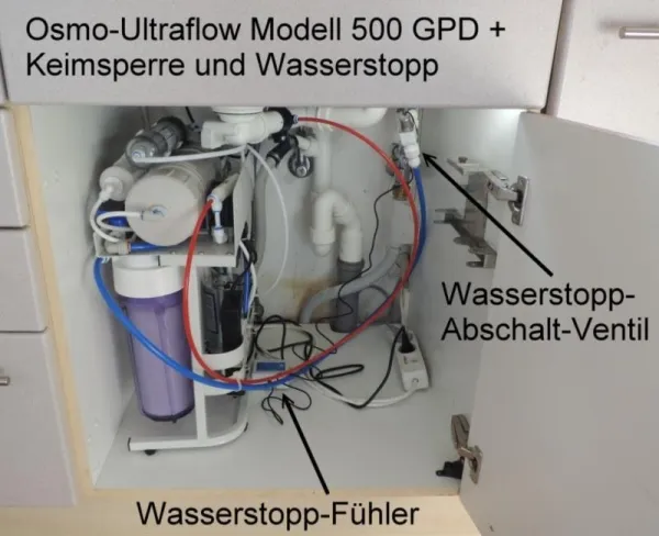 1600 GPD Directflow Osmoseanlage der neusten Generation