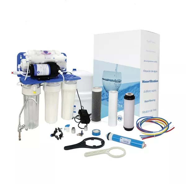 Aquafilter RP65139715 6 stufiges RO-System mit Booster-Pumpe Aquafilter RP65139715 6 stufiges RO-System mit Booster-Pumpe