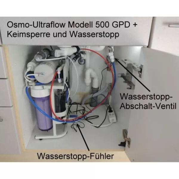Osmoseanlage eingebaut Osmoseanlage eingebaut