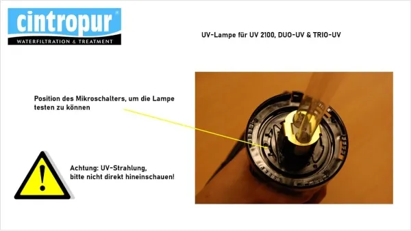 Cintropur 2100 – UV-C Wasserentkeimung für höchste Hygiene