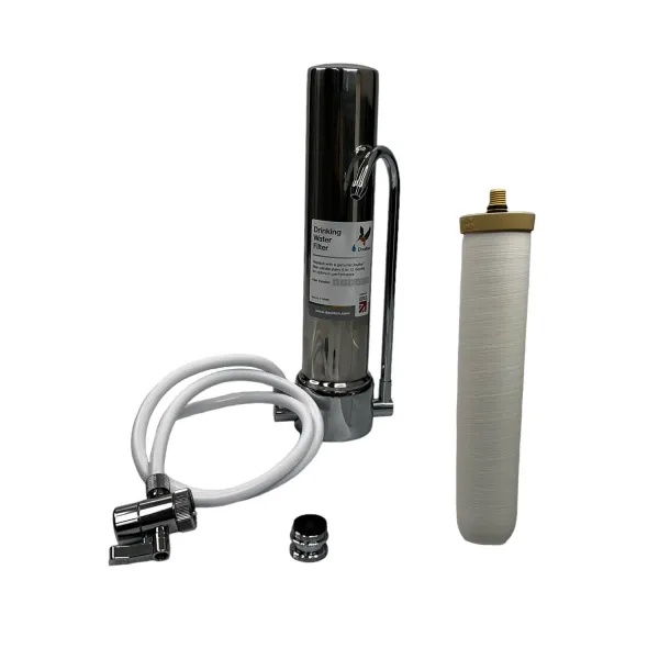 Doulton Auftisch-Wasserfilter D-CS M12 aus Edelstahl mit BioTect Ultra Filterpatrone ¦ W9331215 Doulton Auftisch-Wasserfilter D-CS M12 aus Edelstahl mit BioTect Ultra Filterpatrone ¦ W9331215