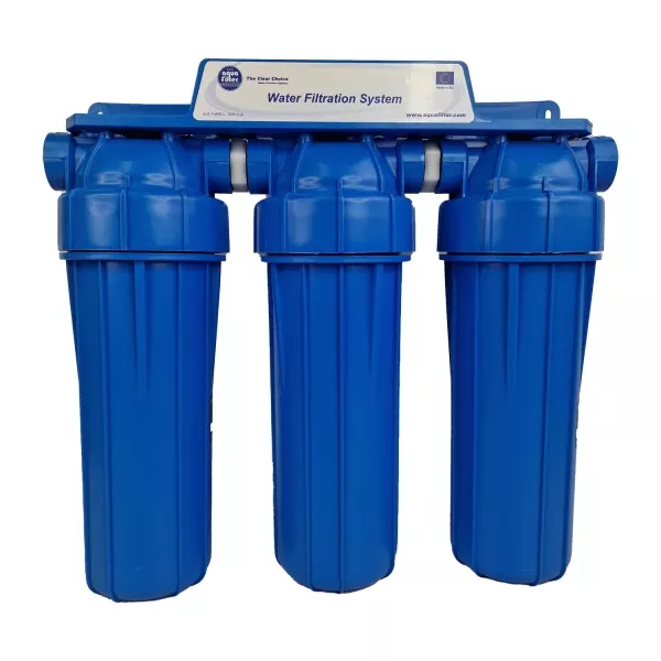 Bild von Dreistufiges 10 Zoll Untertisch-Wasserfilter System Bild von Dreistufiges 10 Zoll Untertisch-Wasserfilter System