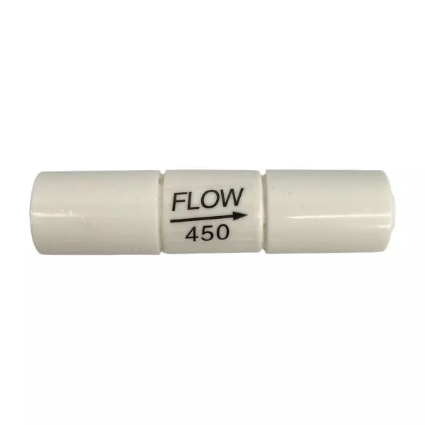 Durchflussbegrenzer für Osmoseanlagen 450 ml 1/4" Durchflussbegrenzer für Osmoseanlagen 450 ml 1/4"