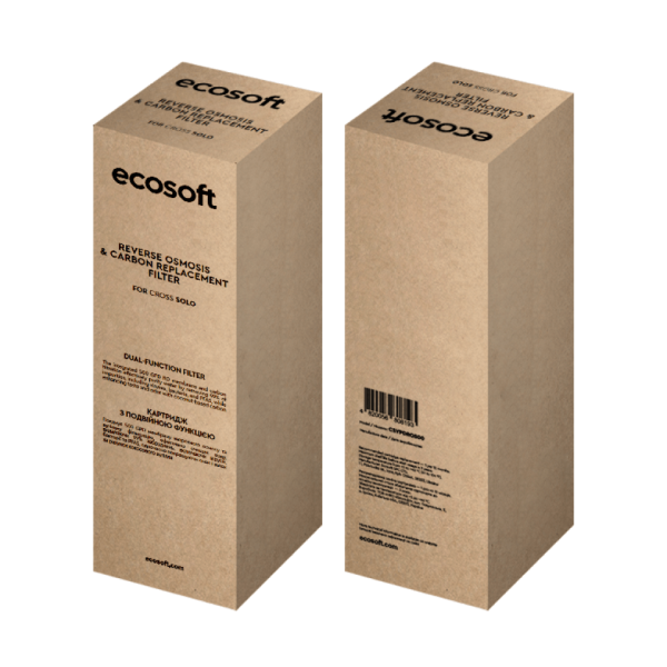 Ecosoft 2-in-1 Membrane & Carbon Filter für CROSS Solo