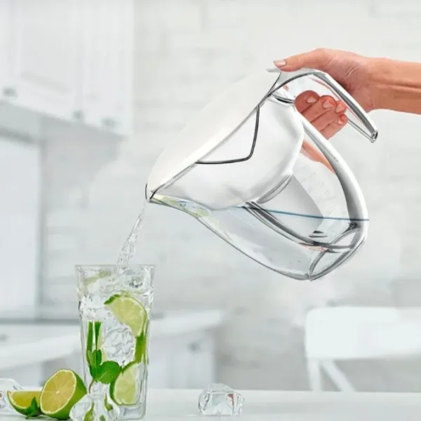 Ecosoft NEMO Pearl Wasserfilterkanne – Farbe Elfenbein, 2,5 Liter