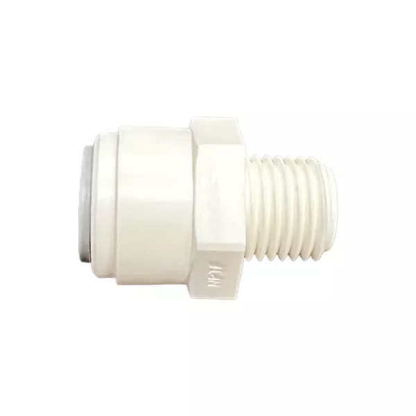 Bild von Einschraub-Verbindungsstück mit 3/8 Zoll QC-Schlauchanschluss und Zoll 1/4 NPT Außengewinde Bild von Einschraub-Verbindungsstück mit 3/8 Zoll QC-Schlauchanschluss und Zoll 1/4 NPT Außengewinde