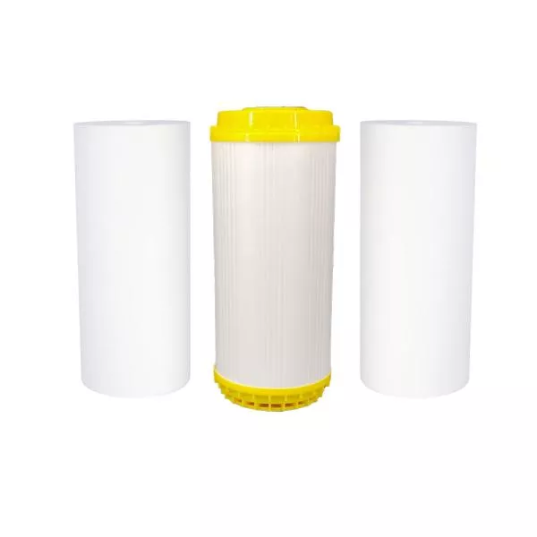 Ersatzfilterset für 10 Zoll Hauswasserfilter BIG BLUE mit Anti-Kalkfilter Ersatzfilterset für 10 Zoll Hauswasserfilter BIG BLUE mit Anti-Kalkfilter