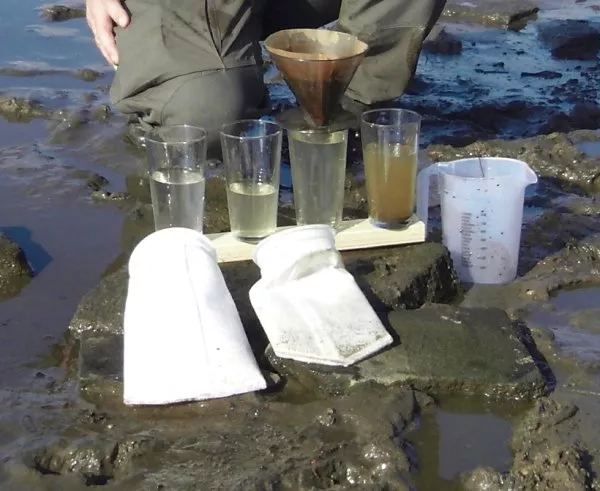 Filterbeutel zur Vorfilterung von Oberflächen- oder Brunnenwasser