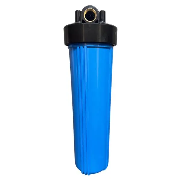 Filtergehäuse 20" Big Blue | Blau | 1 Zoll Messing-Gewinde | inkl. Filterschlüssel Filtergehäuse 20" Big Blue | Blau | 1 Zoll Messing-Gewinde | inkl. Filterschlüssel