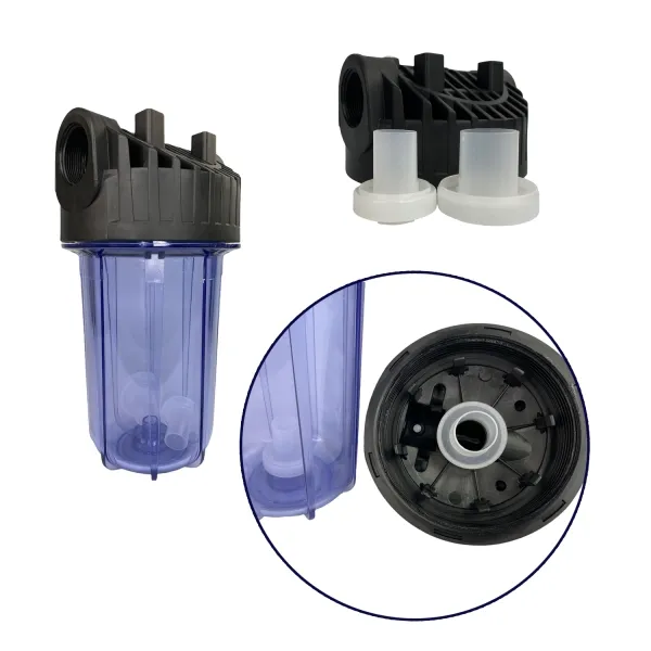 Filtergehäuse Big Blue | 10 Zoll | Transparent | 1 1/2 Zoll IG - Filteradapter Filtergehäuse Big Blue | 10 Zoll | Transparent | 1 1/2 Zoll IG - Filteradapter