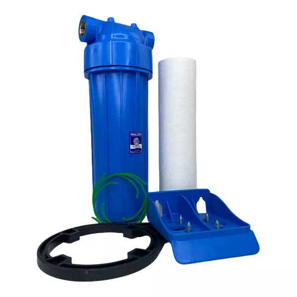 Filtergehäuse Set 10 Zoll 6 bar in blau Filtergehäuse Set 10 Zoll 6 bar in blau
