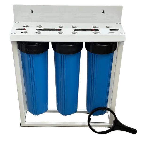 Hauswasserfilter Anlage 20 Zoll Big | 3-fach | Big Blue | Filter nach Auswahl Hauswasserfilter Anlage 20 Zoll Big | 3-fach | Big Blue | Filter nach Auswahl