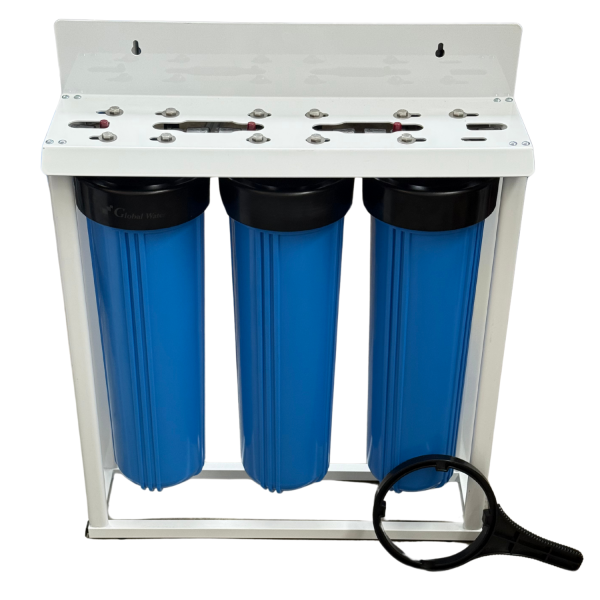 Hauswasserfilter Anlage 20 Zoll | Big Blue | mit Anti Viren/Bakterien/Keime Filter