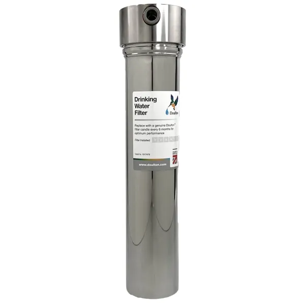 Doulton HIS Wasserfilter aus Edelstahl mit Push-Fit Doulton HIS Wasserfilter aus Edelstahl mit Push-Fit