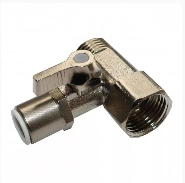 Gewinde Adapter T Stück 1/2" IG/AG mit Absperrhahn und Schnellanschluss für 3/8" Schlauch Gewinde Adapter T Stück 1/2" IG/AG mit Absperrhahn und Schnellanschluss für 3/8" Schlauch