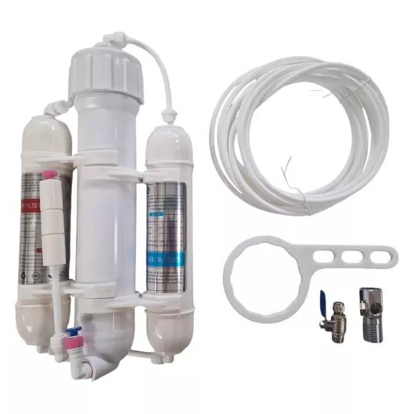 3-stufige Umkehrosmoseanlage für Aquarium, 75 GPD 3-stufige Umkehrosmoseanlage für Aquarium, 75 GPD