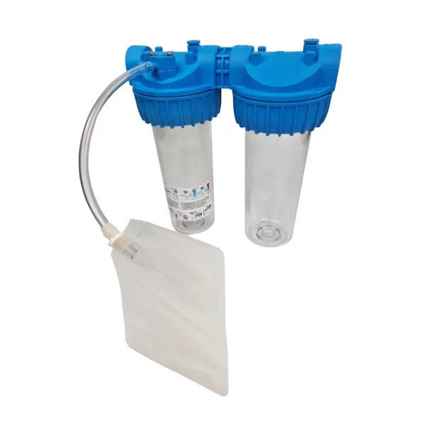Wasserfiltergehäuse Set Whale 10 Zoll Doppelt Wasserfiltergehäuse Set Whale 10 Zoll Doppelt