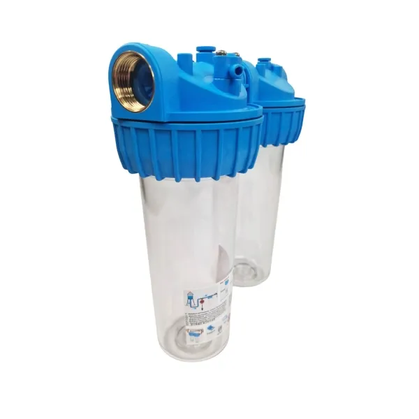 Wasserfiltergehäuse Set Whale 10 Zoll Doppelt Wasserfiltergehäuse Set Whale 10 Zoll Doppelt
