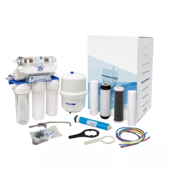 Osmoseanlage mit Tank 7 stufiges RO-System Osmoseanlage mit Tank 7 stufiges RO-System