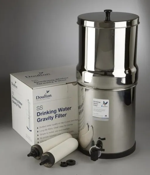 British Berkefeld V2A Schwerkraftfiltersystem British Berkefeld V2A Schwerkraftfiltersystem