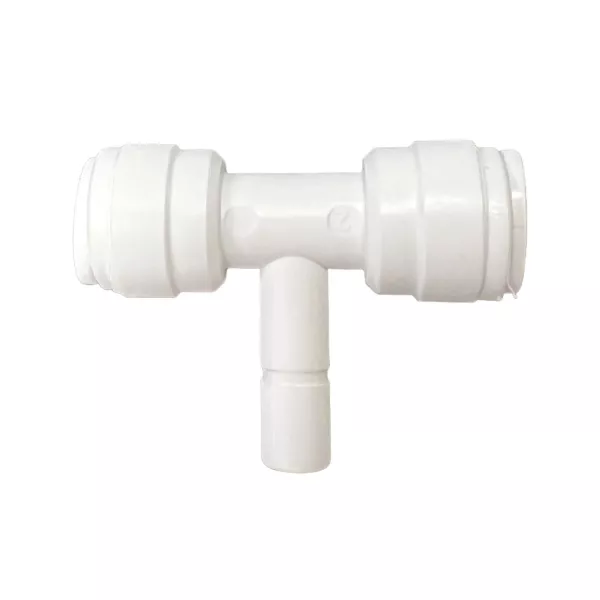 Bild von T-Verbindungsstück mit 2x 1/4 Zoll QC-Schlauchanschlüssen und 1x 1/4 Zoll Stem Bild von T-Verbindungsstück mit 2x 1/4 Zoll QC-Schlauchanschlüssen und 1x 1/4 Zoll Stem