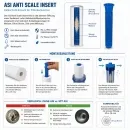 ASI3 Anti Scale Insert Kalkschutz-Einsatz für 20" Wasserfilterkartuschen