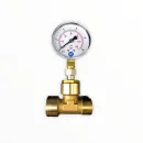 Manometer Adapter 1 Zoll IG und 1 Zoll AG, Messing